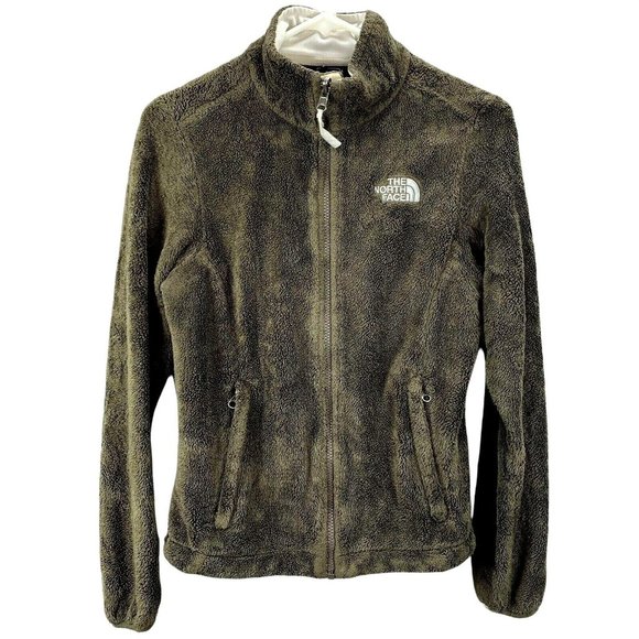 The North Face Osito Jacket size XS Womens Taupe Putty Brown Full Zip Warm - Picture 1 of 8